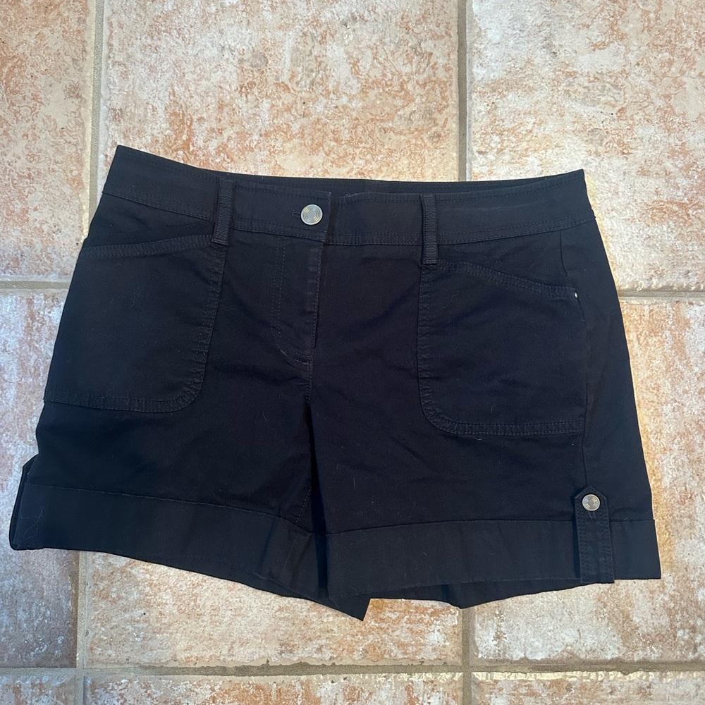 White House Black Market Black Cargo Shorts